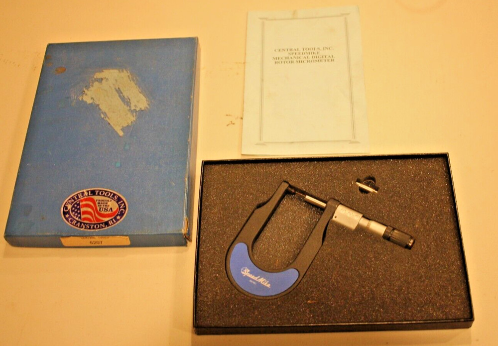 Central Tools 5207 Dial Calipers GREAT CLEAN CONDITION HARDLY USED