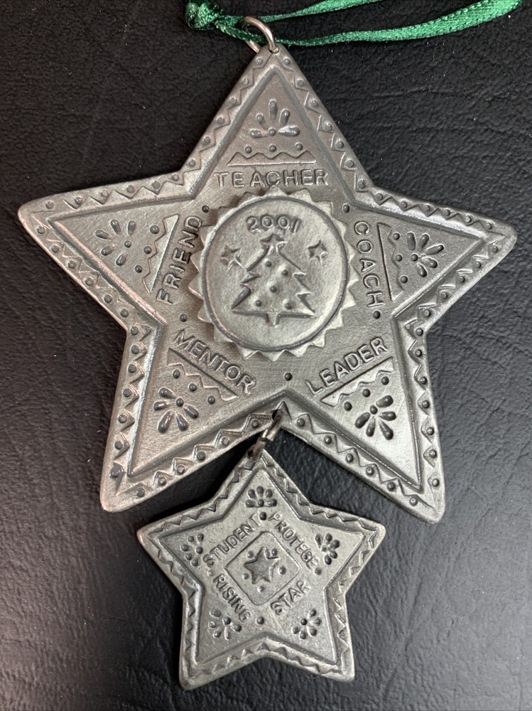 Hallmark "Guiding Star" Pewter Ornament 2001