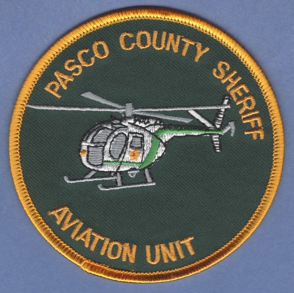 PASCO COUNTY FLORIDA AVIATION UNIT SHOULDER PATCH