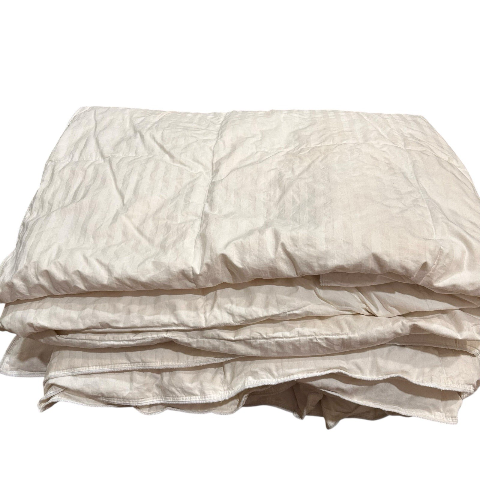 Pottery Barn White Down Filled Duvet Queen Size 98x94” EUC