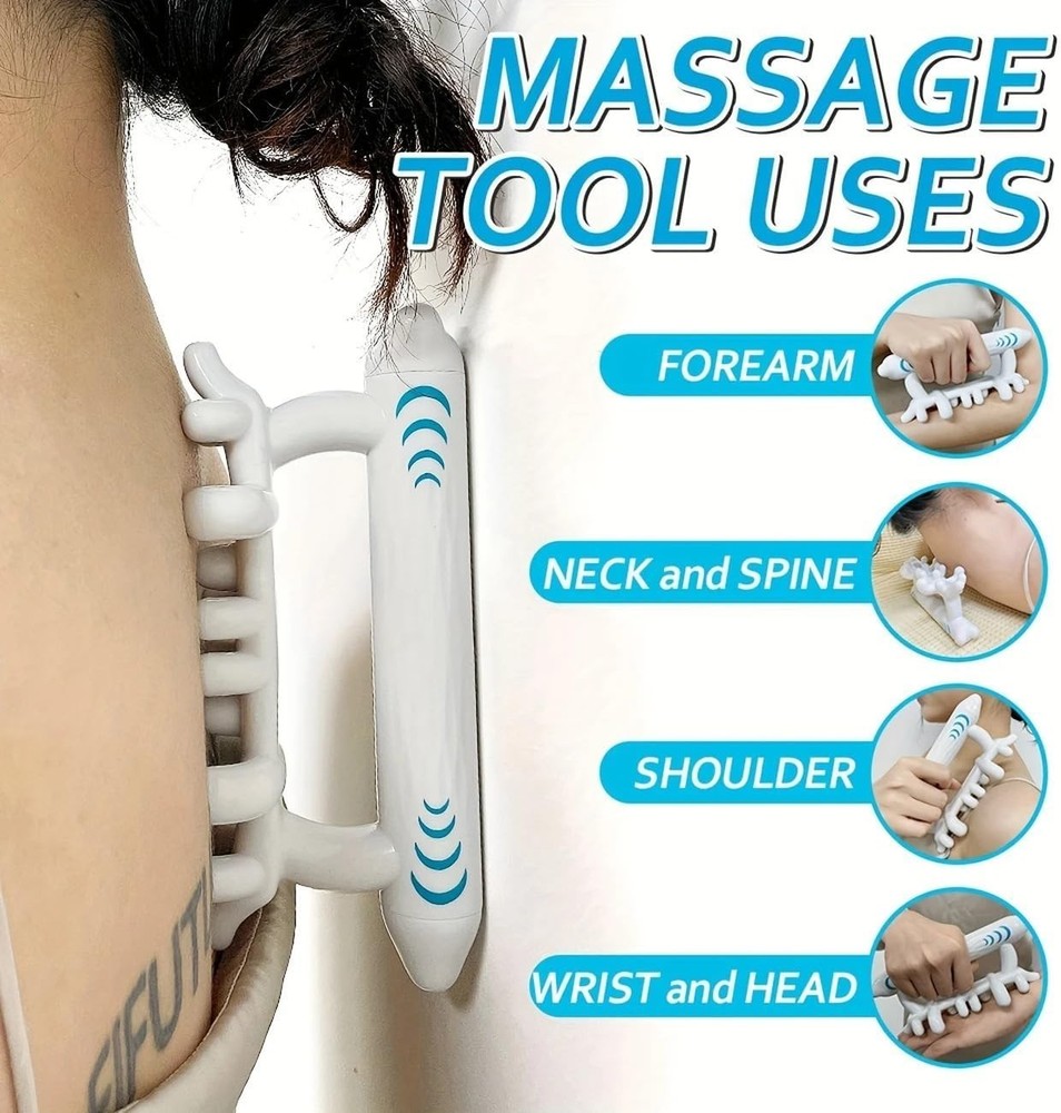 Ergonomic Fascia Massage Roller – Deep Tissue Trigger Point Tool for Cellulite,
