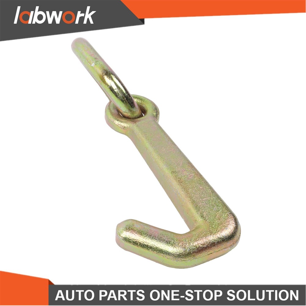 Labwork 2 Pack 5/16 Inch Mini J Hook G70 5400 Lbs Working Load Limit Hooks