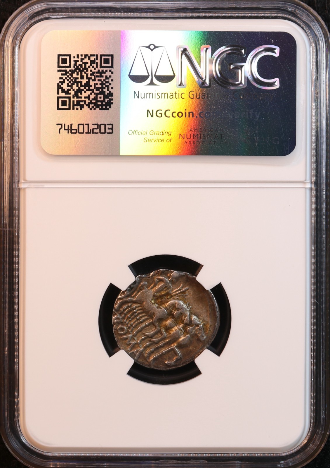 Roman Republic Vargunteius Denarius (130 BC) - NGC Ch. VF! Exquisite 5/5 Strike!