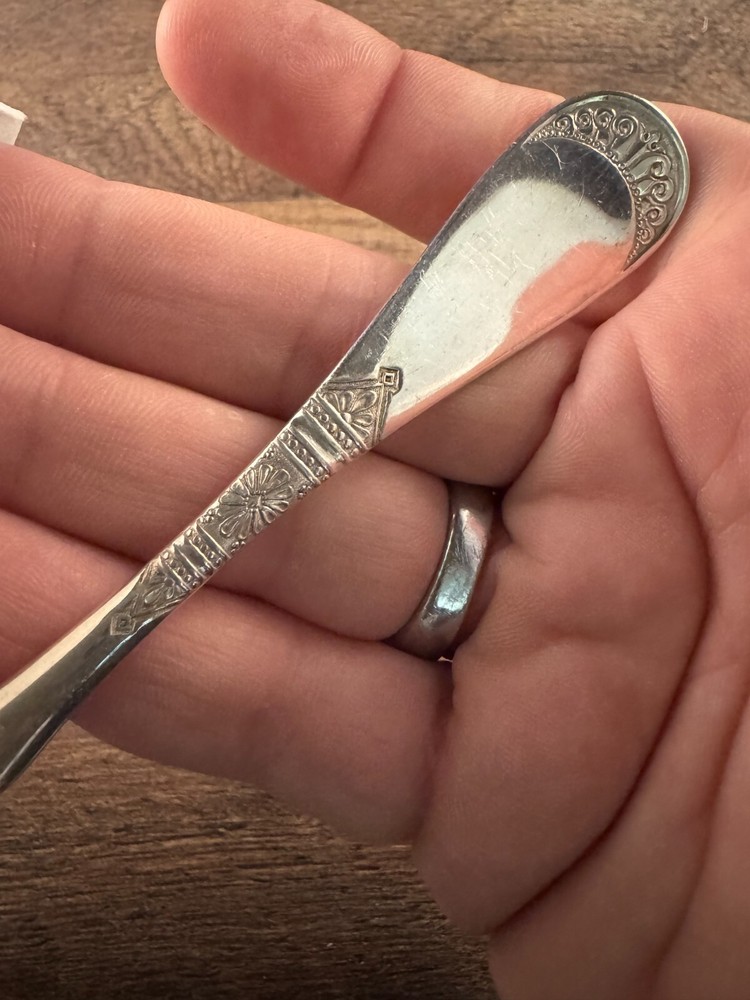 C. Rogers & Bros Ruby/Canton Pattern Master Butter Knife Silverplated