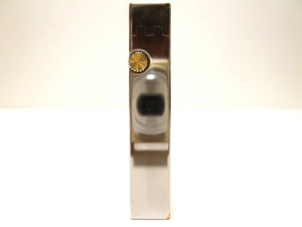 Overhauled Dunhill Rollagas lighter Silver Gold with box