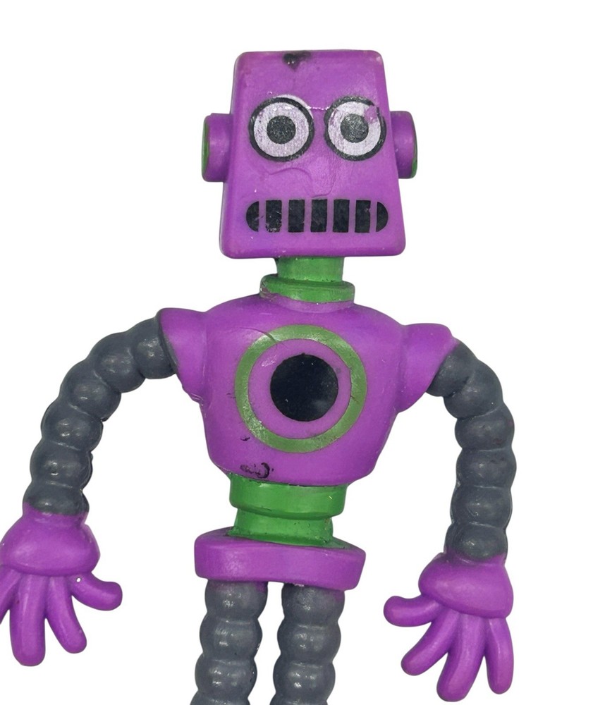 American Wit Purple Bendable Robot 3.5”