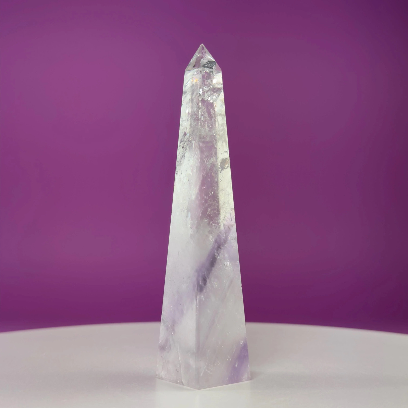Amethyst Obelisk 118g Natural Crystal Tower Purple Amethyst Point