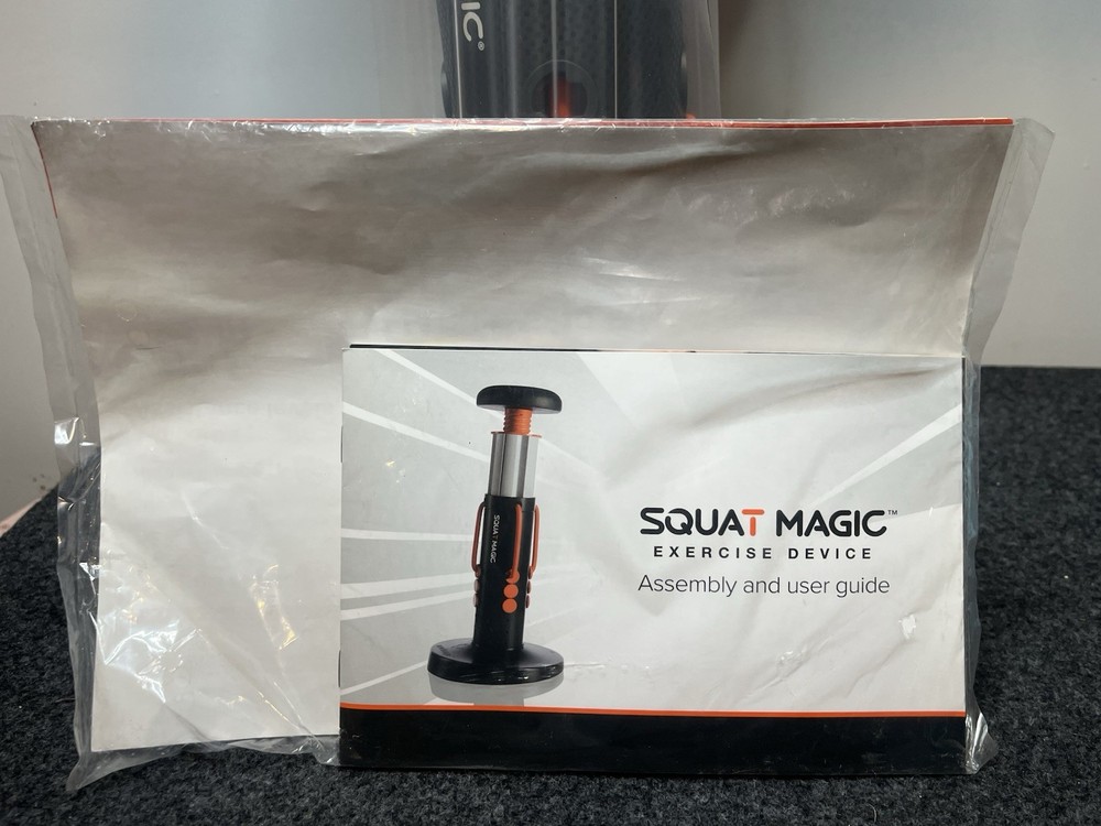 Squat Magic Exercise Device Open Box Missing Resistance Band