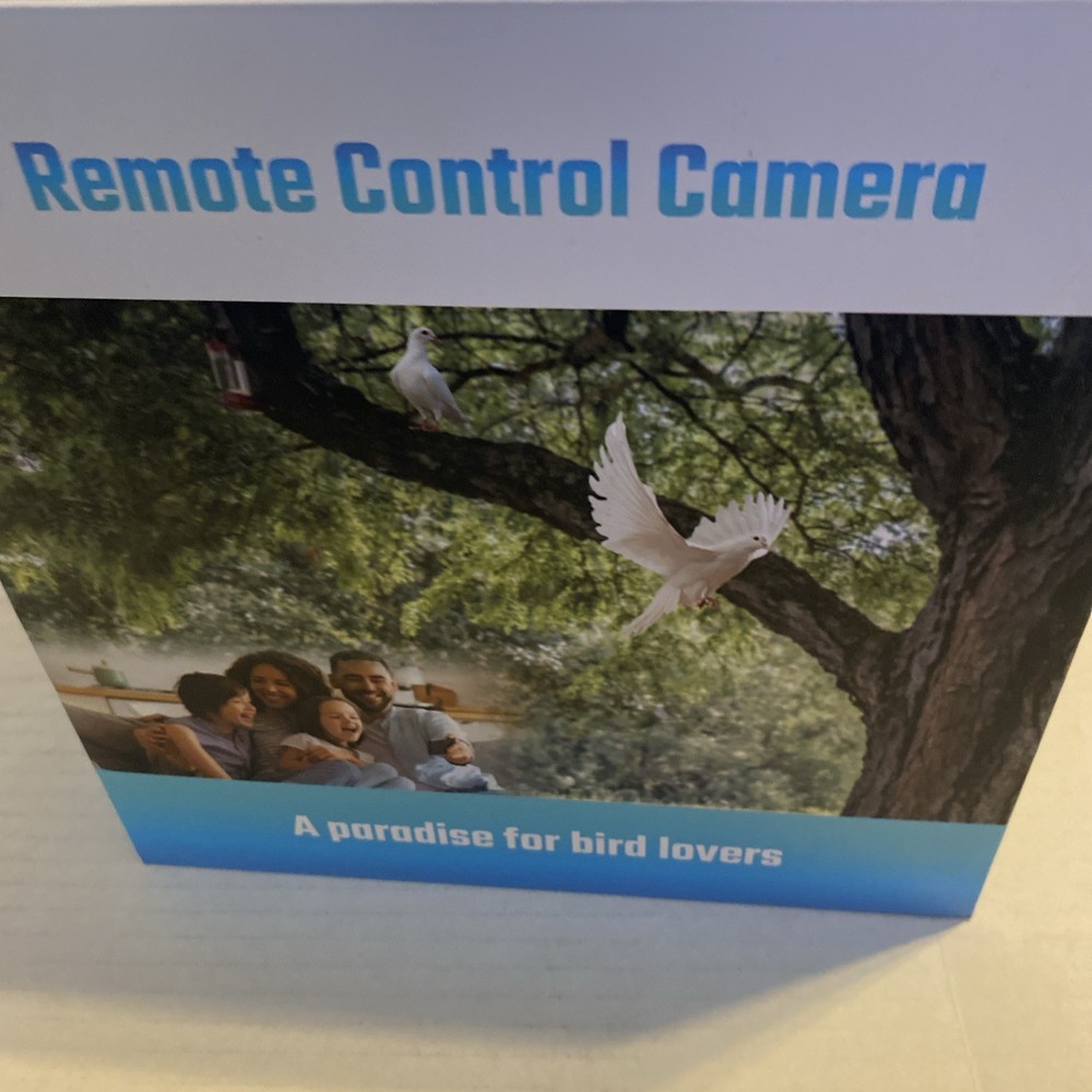 Smart Bird Feeder w/ Camera Bird Watching Auto Capture Videos & Motion Detection