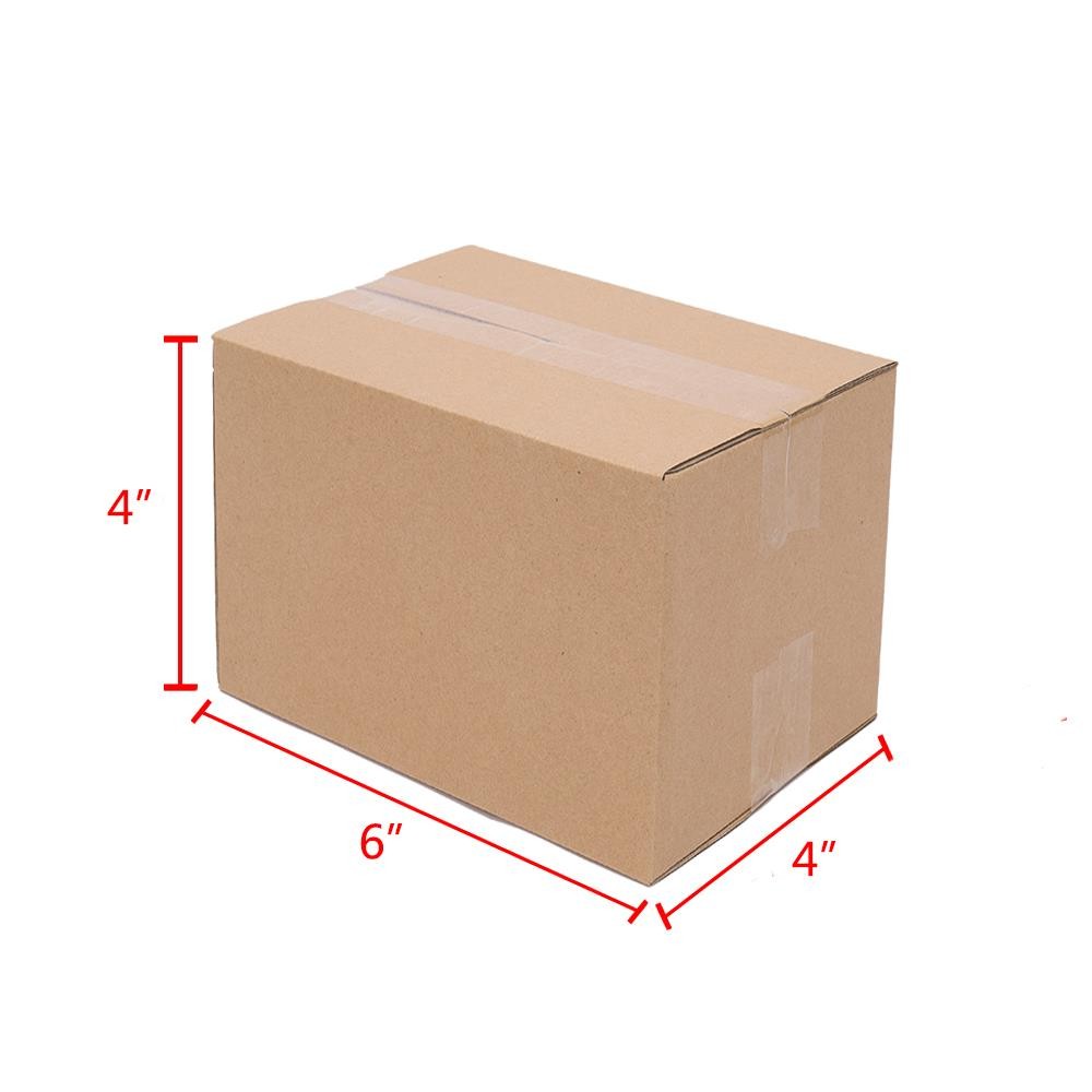 100 6x4x4 Cardboard Packing Mailing Shipping Boxes