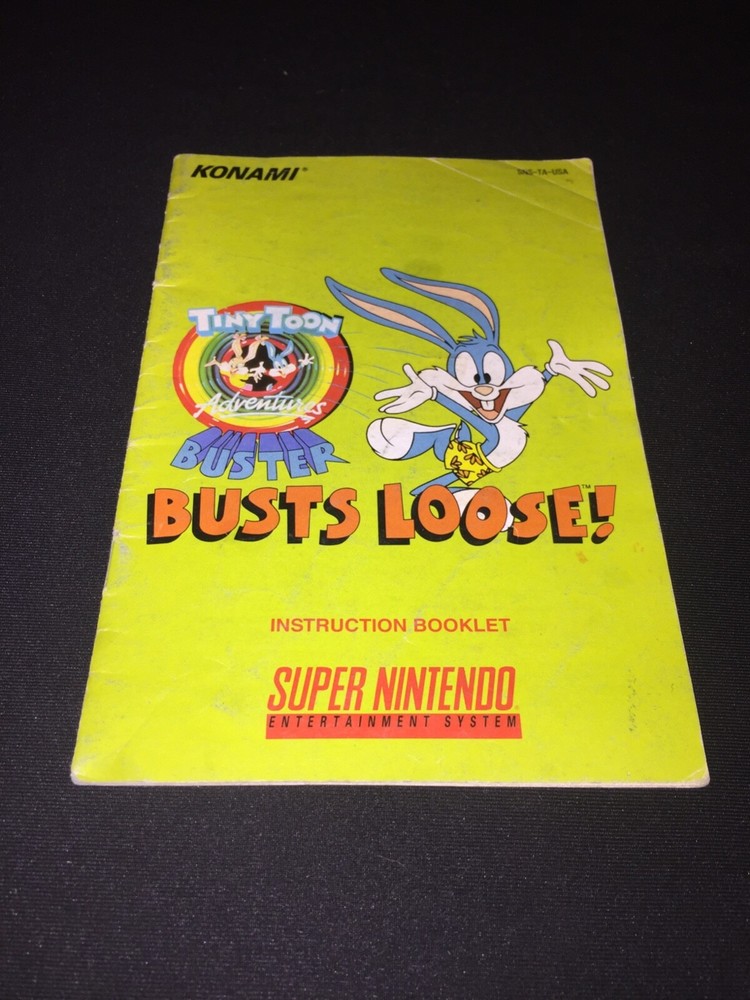 buster busts loose snes manual