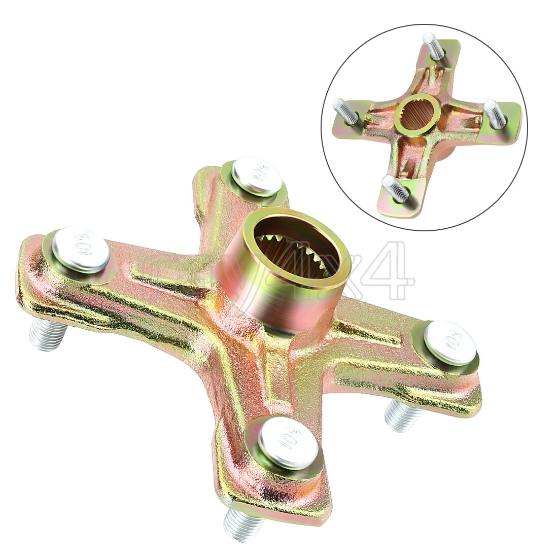 Pair Rear Axle Wheel Hub For Yamaha Raptor 250 350 660 700 1PE-F53K0-00-00