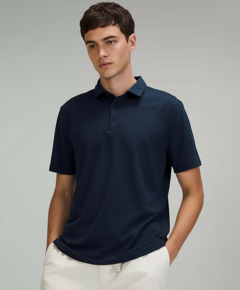 NWT LULULEMON Mens Evolution Polo Nautical Navy Blue S M L XL XXL $88 Retail