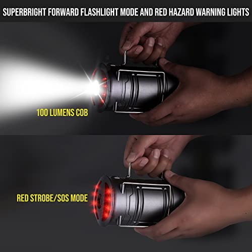 4 Pack LED Camping Lanterns, Battery Powered Lantern Flashlight COB Camp