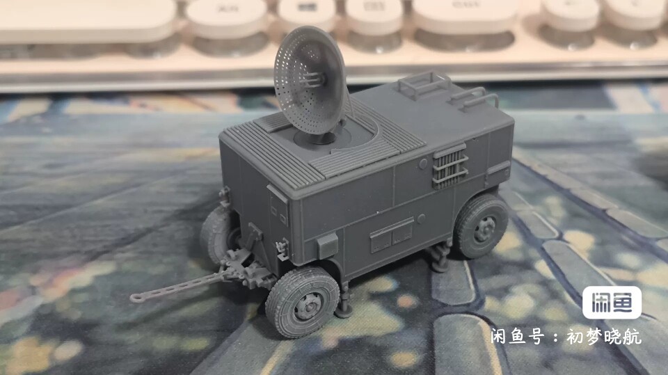 Soviet "SON-9", "Fire Can" range-finding radar 3D printing 1/72 Uncoated