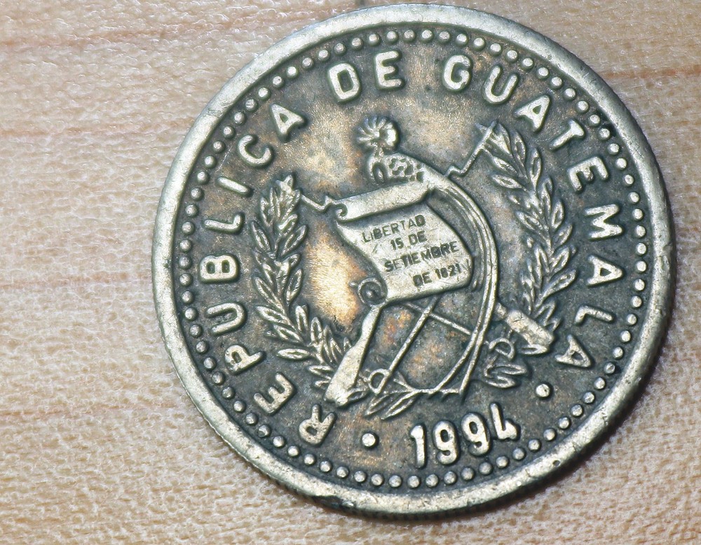 1994 Guatemala 10 Centavos