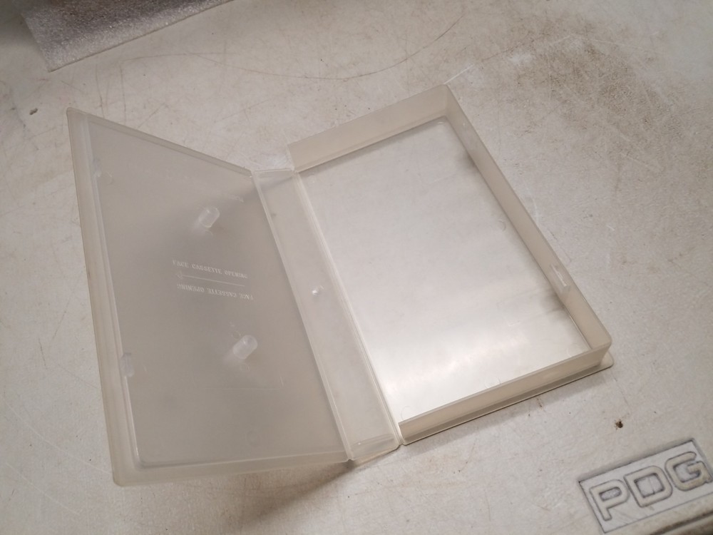 Clear Plastic VHS Tape Case (D)