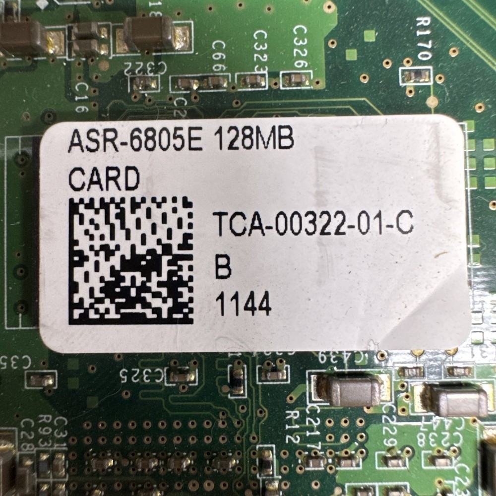 Adaptec ASR 6805 E 128MB RAID Controller Card PCIe SATA/SAS + Cables