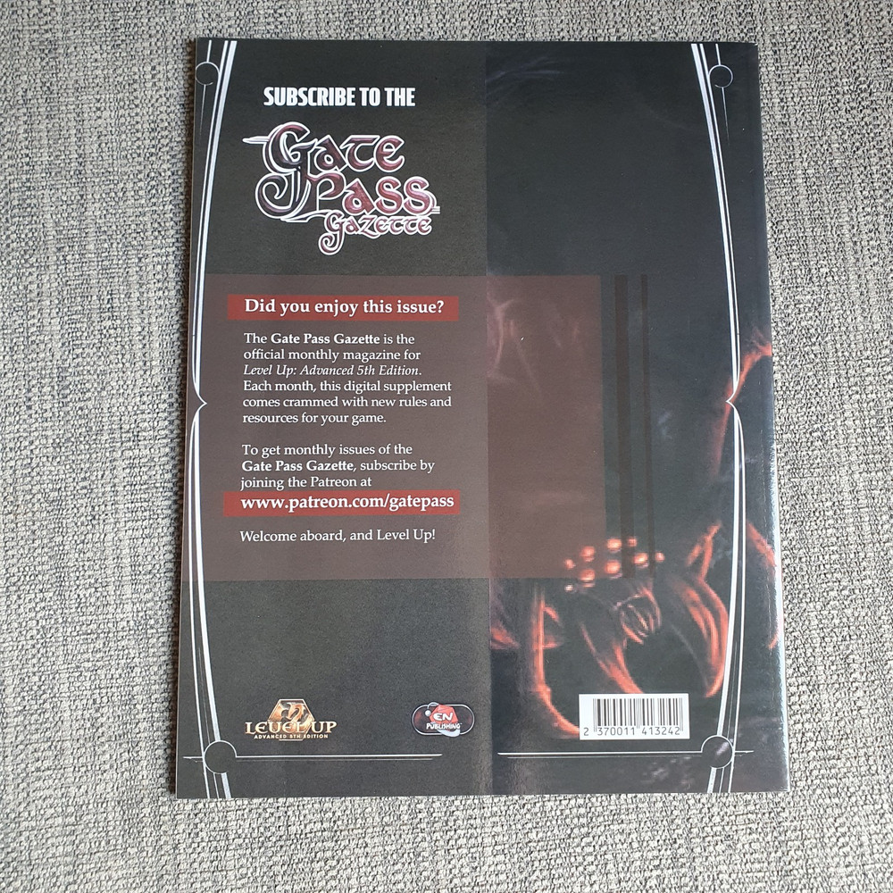 Level Up Advanced 5th Edition Gate Pass Gazette Issue 0, 1 and 2