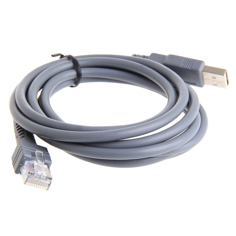 Straight USB Cable for Symbol for LS1908 LS1902T Barcodes Scanner