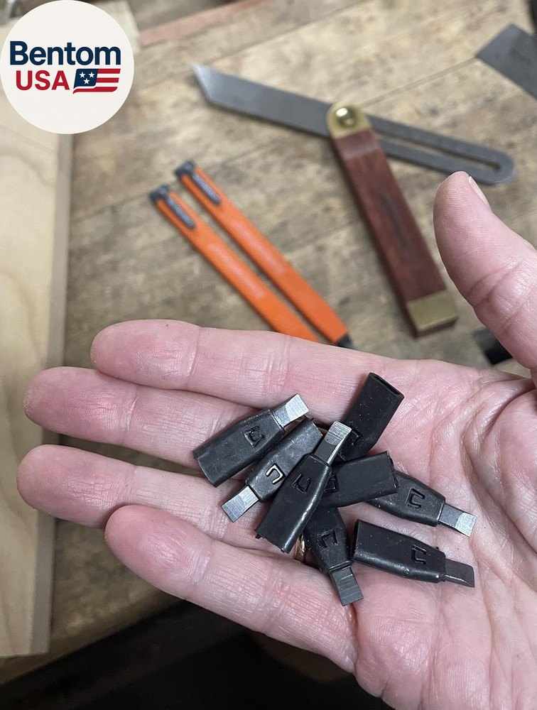 Co CP216 Alwayssharp Refillable Mechanical Carpenter Pencil, Two Pack, with 8 Mo