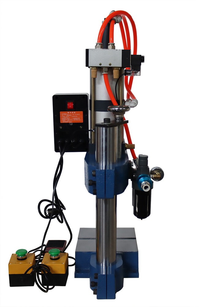 110V 2205Lbs Pneumatic Punch Machine Punch Press with 2 Buttons Controller