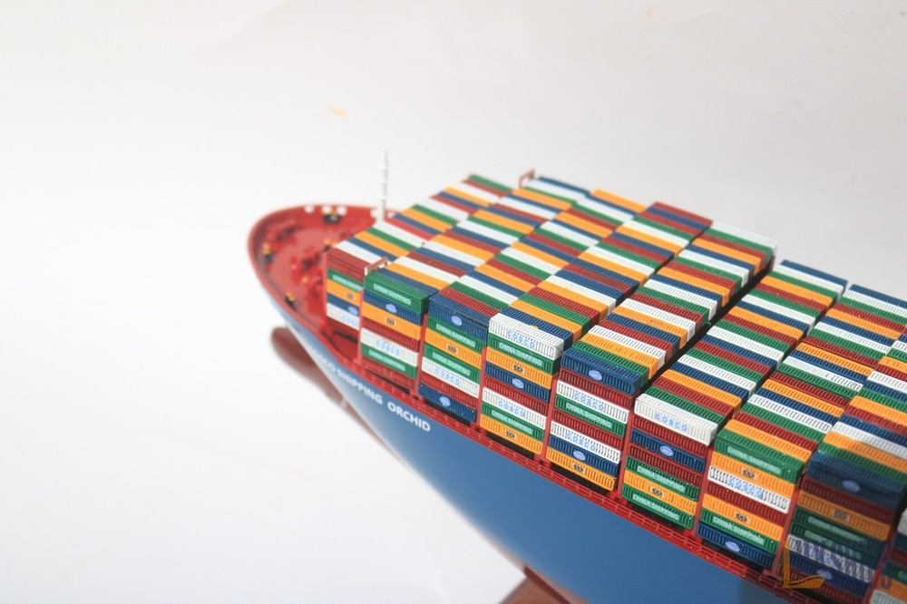 Cosco Shipping Container Model Ship 72cm