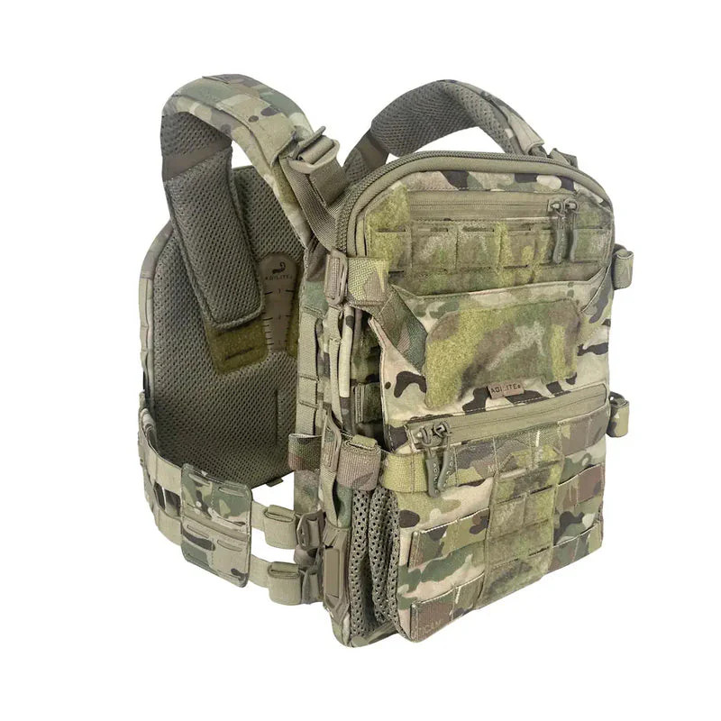 Agilite Micro MAP Rear Hydration Panel Compatible Plate Carriers MULTICAM BLACK
