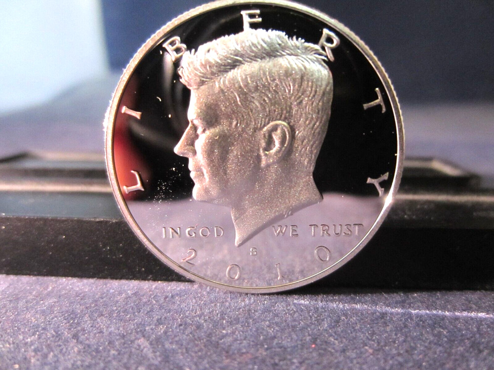 2010-S Silver Kennedy Half  Deep Cameo Mirror Proof  Upper Grading Range