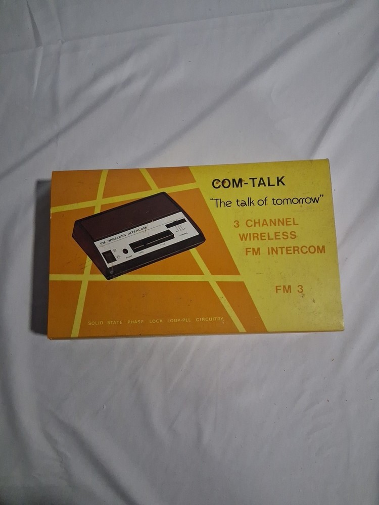 Com-talk 3 Channel Wireless Fm Intercom