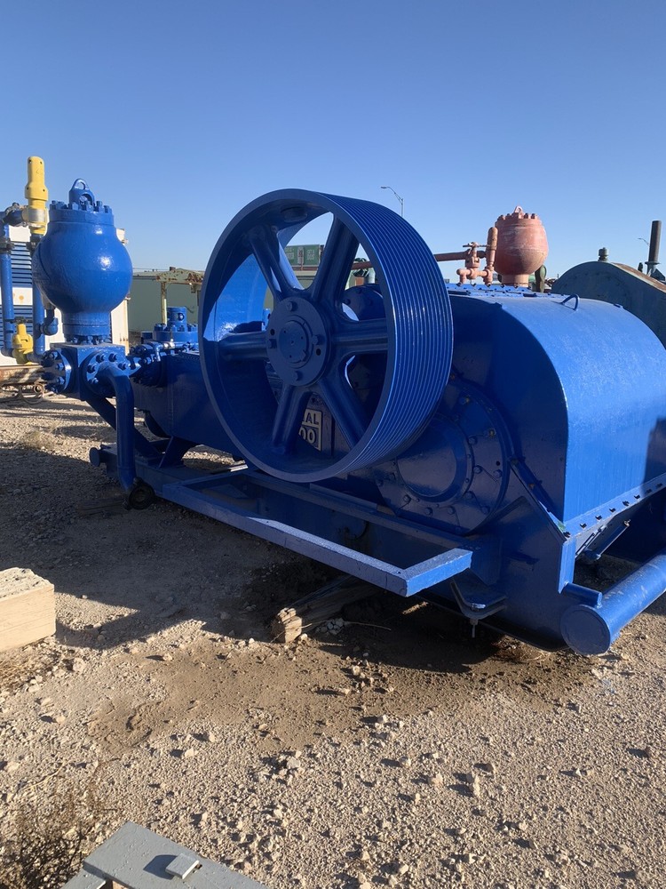 national 9p100 triplex mud pump