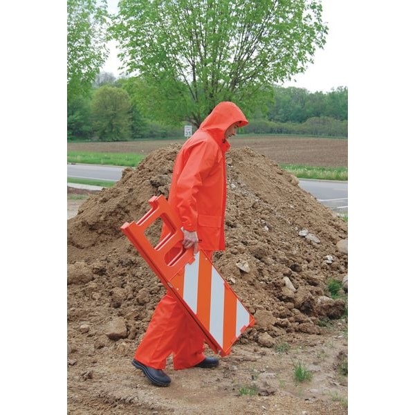 Helly Hansen 70129_290-L Rain Jacket, Pvc/Polyester, Orange, L