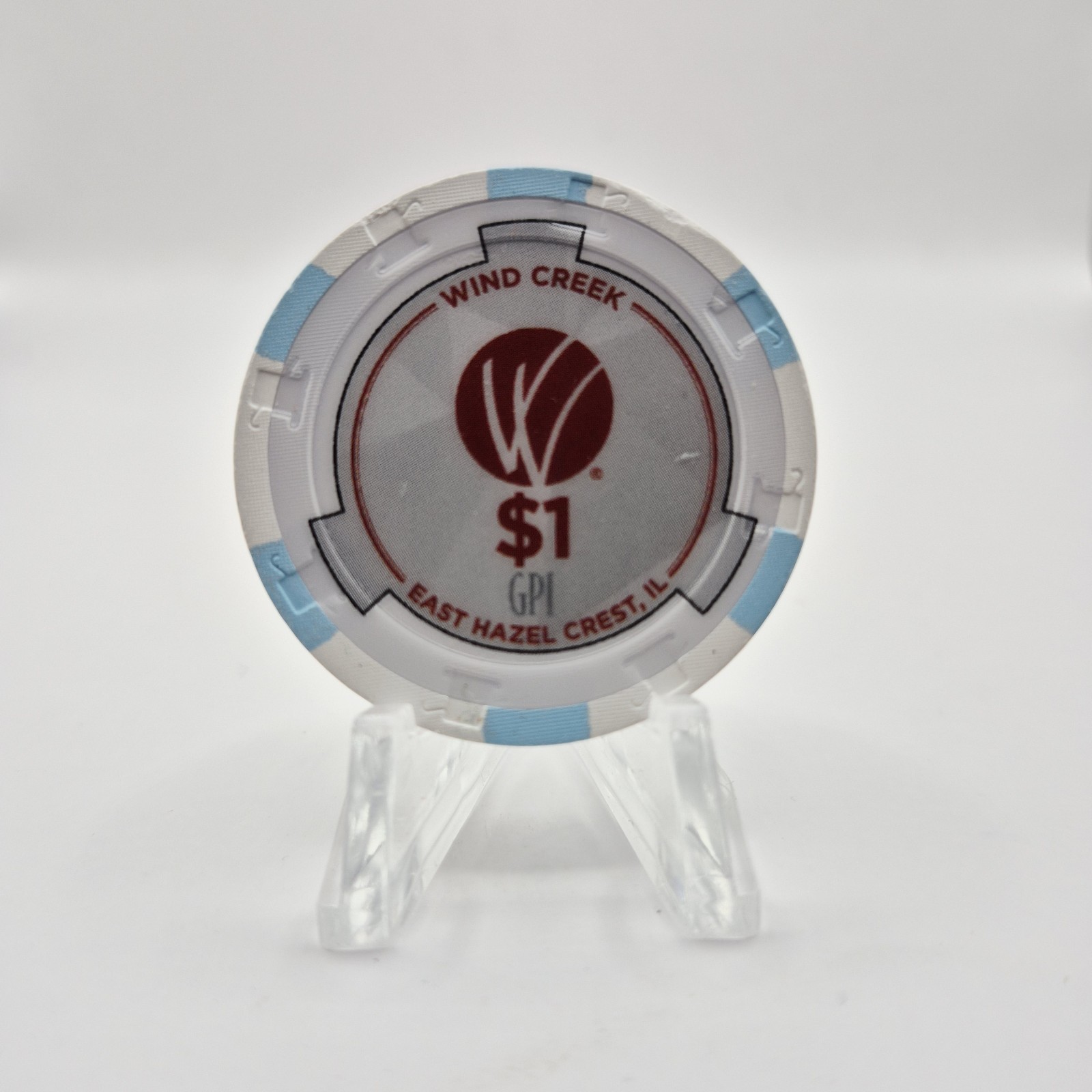 Wind Creek Chicago Southland Casino East Hazel Crest IL 2024 $1 Casino Chip