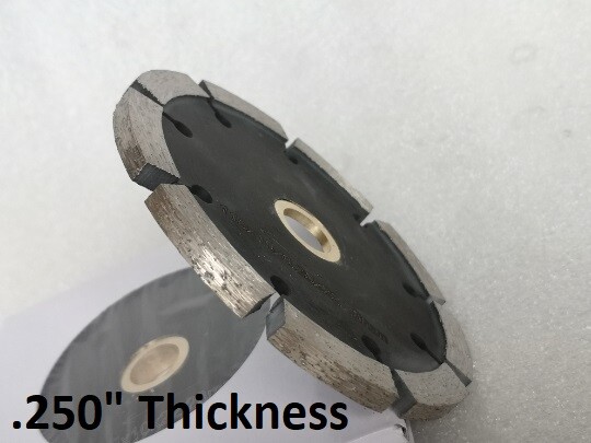4.5” x .250” Diamond Tuckpointing Blade – 10mm Segment Height