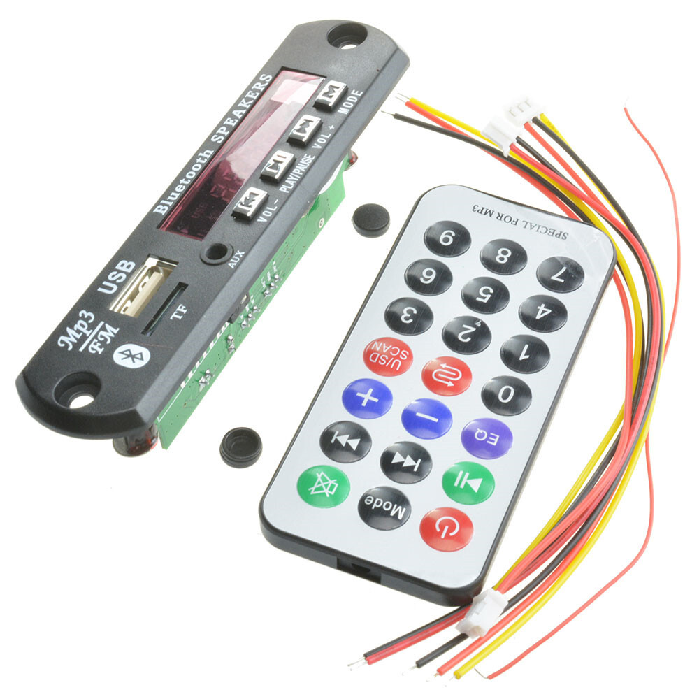 Wireless Bluetooth 12V MP3 WMA Decoder Board Audio Module USB TF Radio For Car