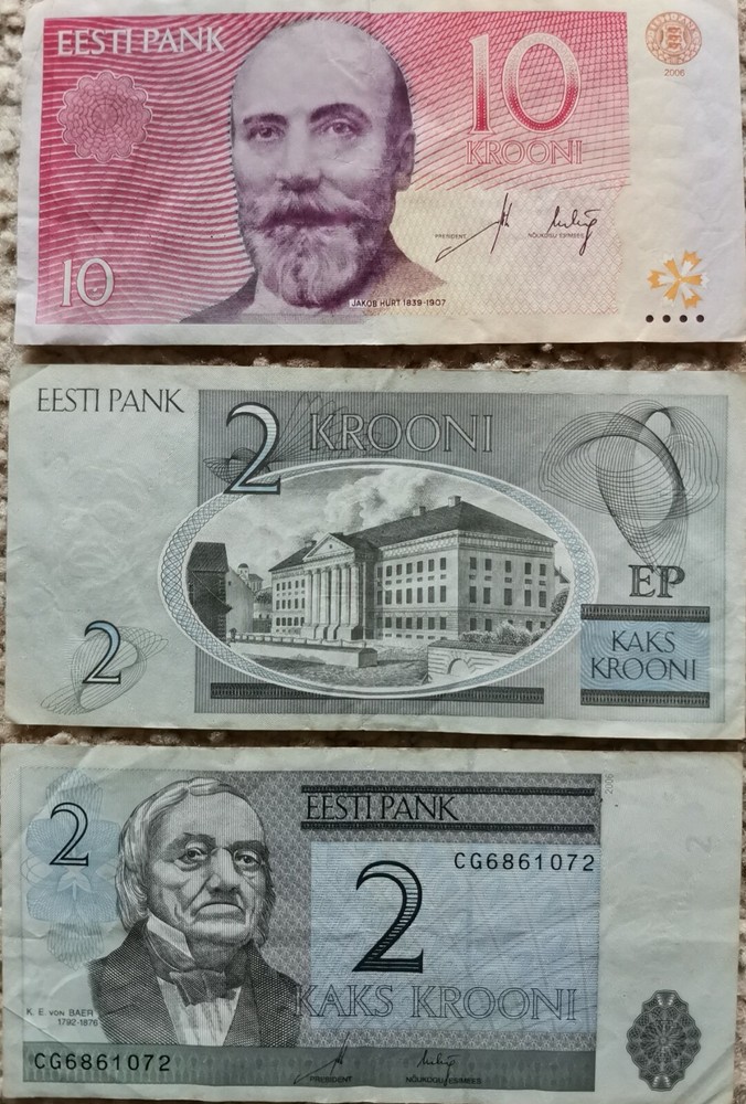 Estonian (EESTI)Banknotes 2006