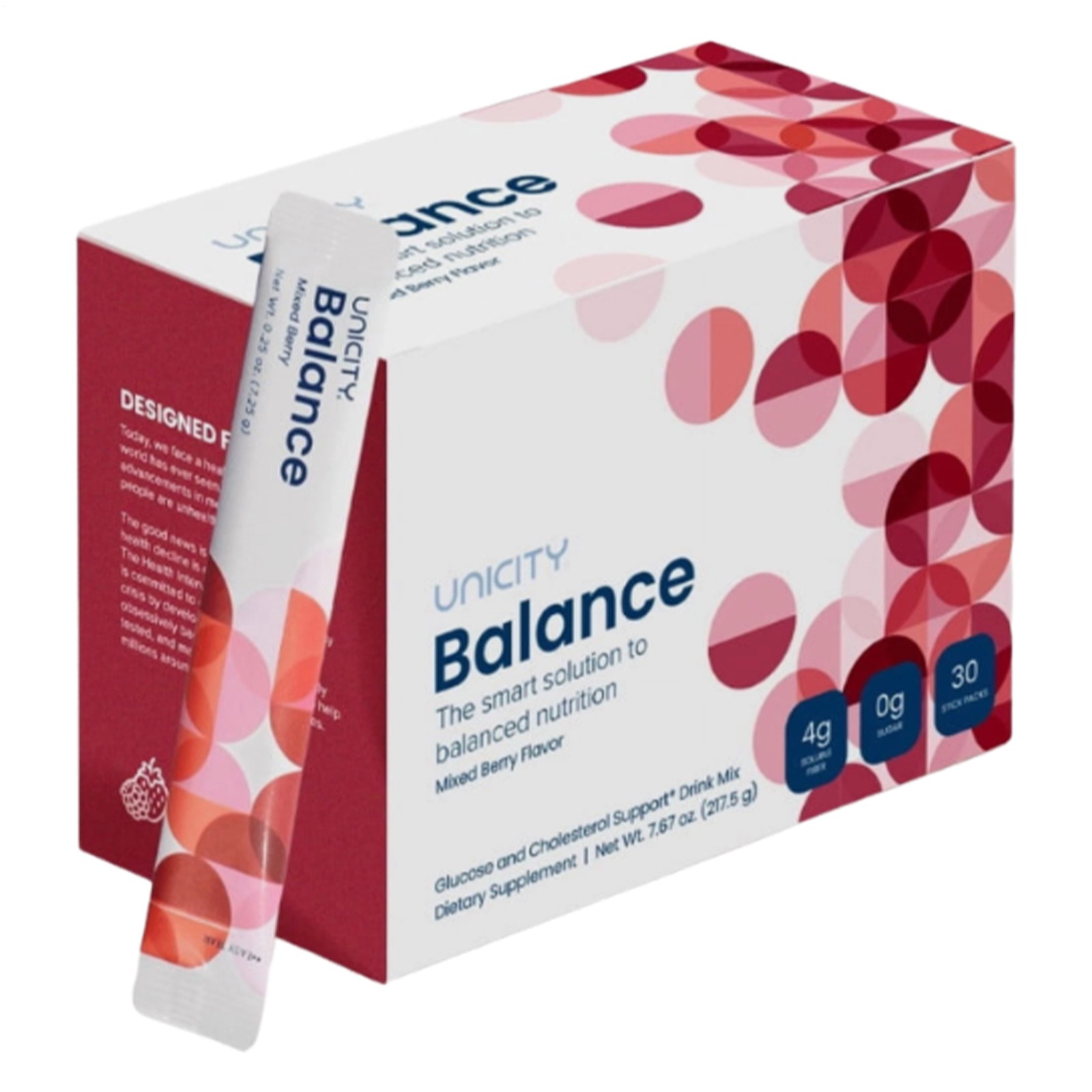 Unicity Balance NATURAL Mixed Berry, 30 Stick Packs