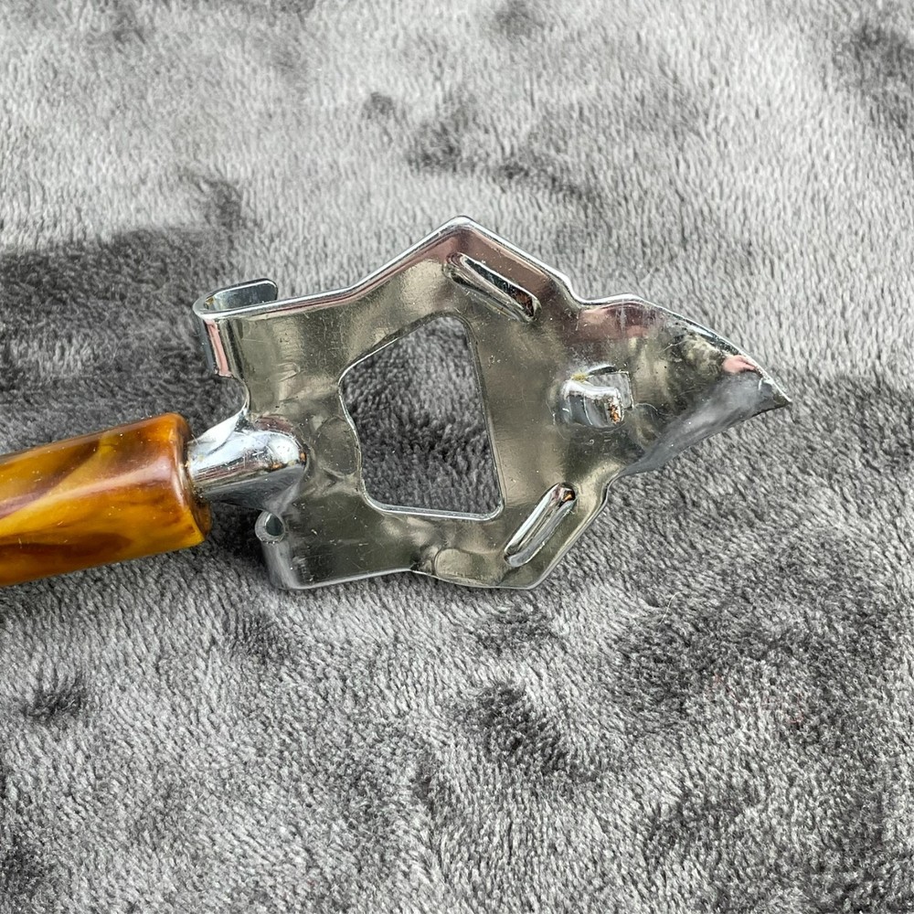 Butterscotch Bakelite Meat Fork and Bottle Opener