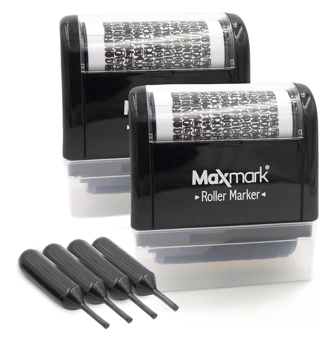 Identity Theft Protection Roller Stamp, Id Police Stamp Roller, 2 Pack Confident