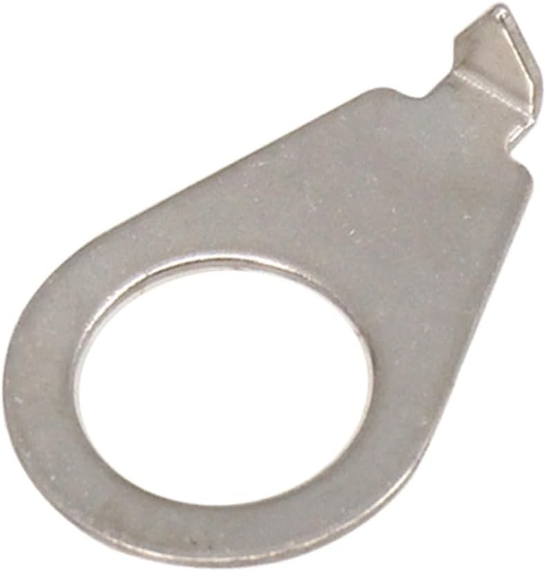 4 Pack 3/8" Guitar Knobs Pointer Indicator Plates Silver