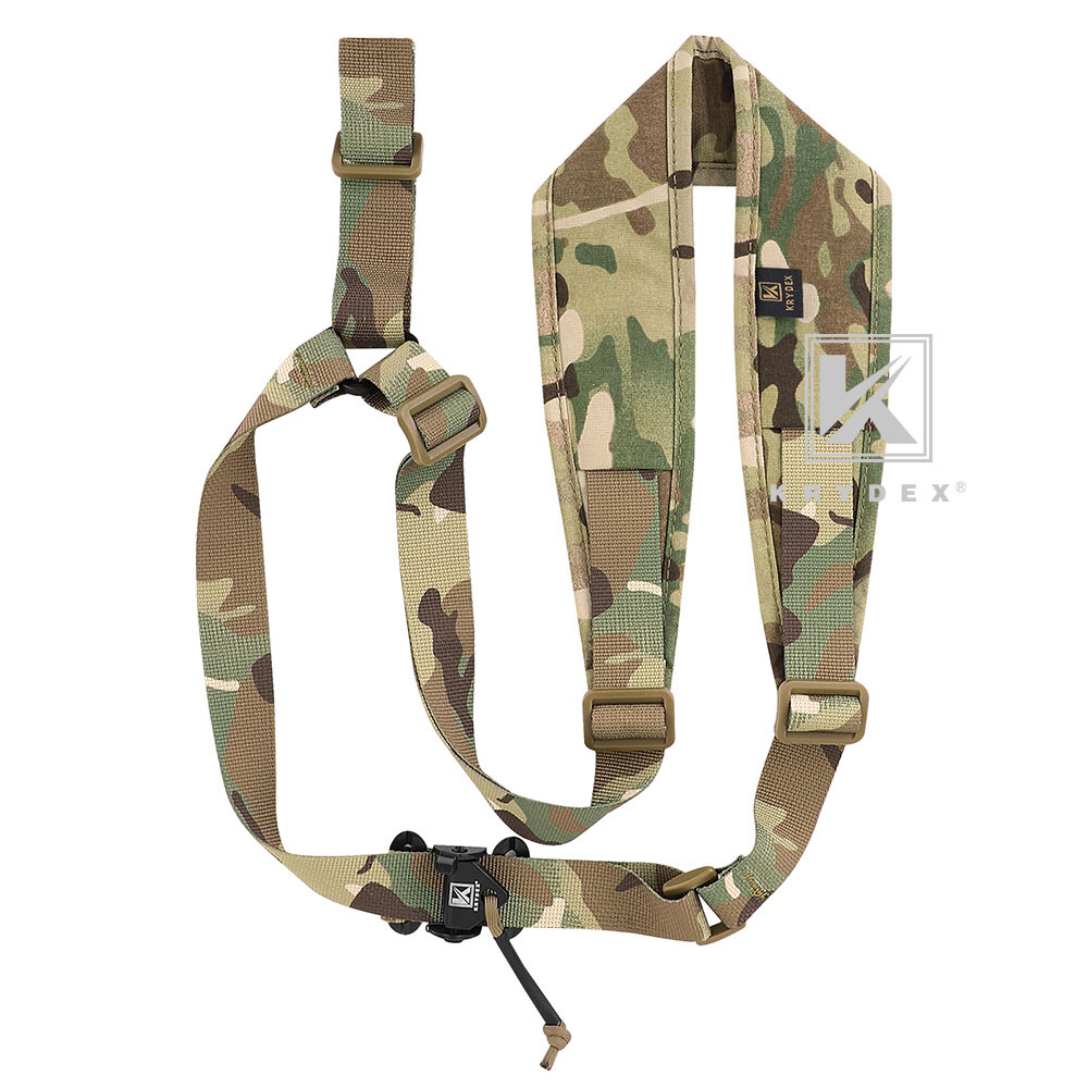 KRYDEX Tactical Sling Strap Modular Slingster Pull Tab Single Point Quick Adjust