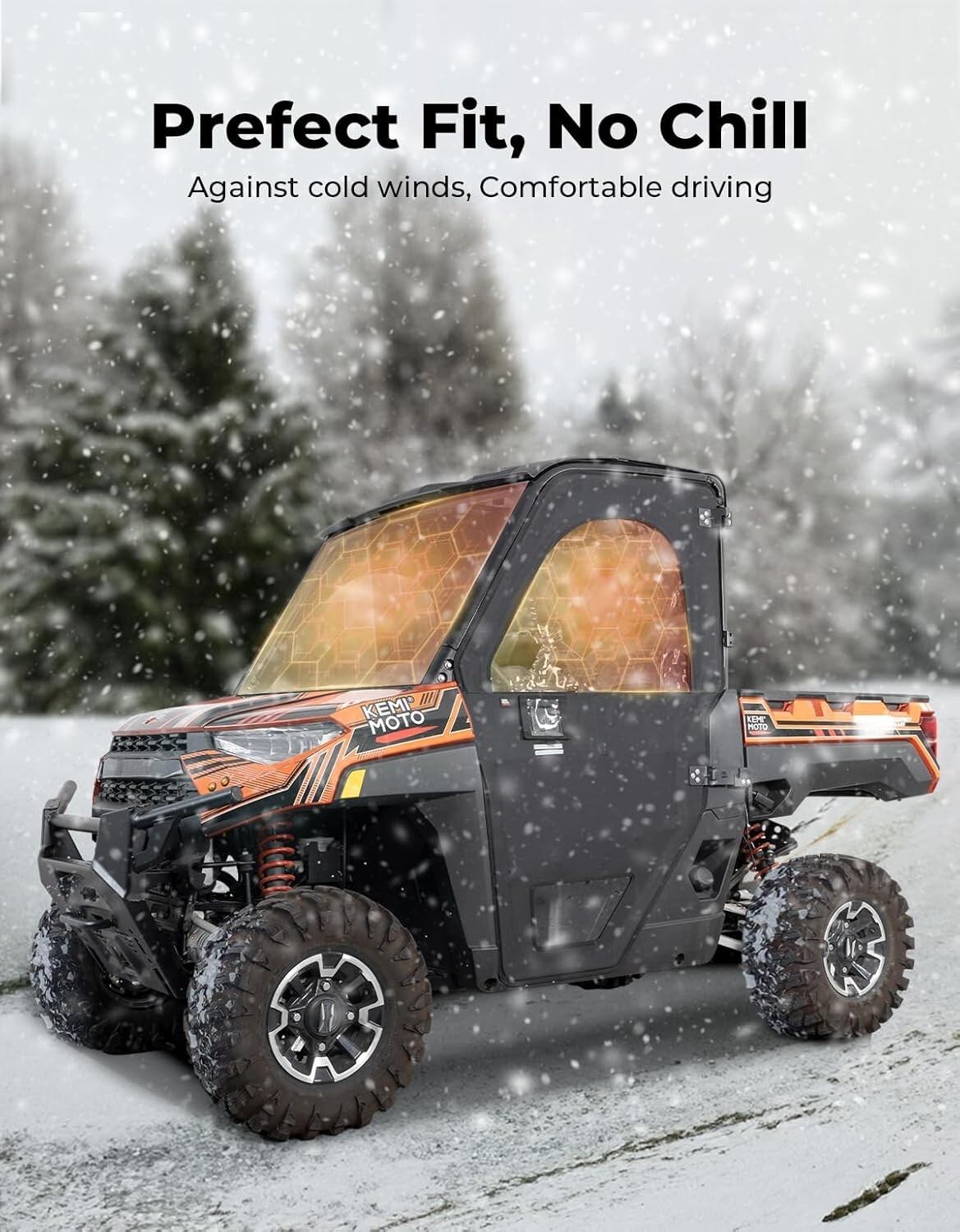 For Polaris Ranger 1000/ XP 1000 Frame Soft Door Kit Cab Enclosure 2020-2025