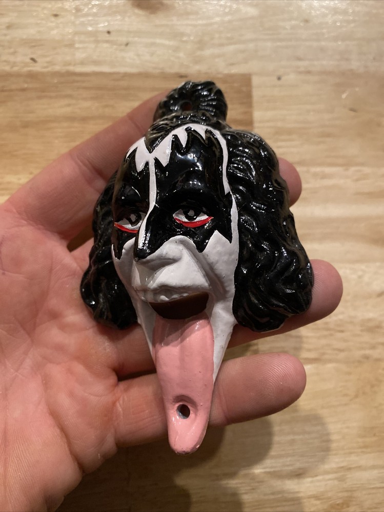 KISS Bottle Opener Gene Simmons Solid Metal Rock Roll MAN CAVE Beatles DETROIT