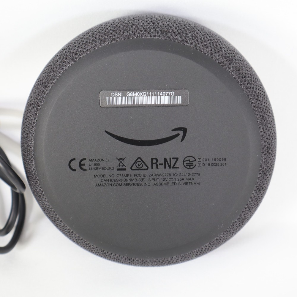 Amazon Echo Dot 3rd Generation Alexa Smart Speaker with AC Adapter C78MP8