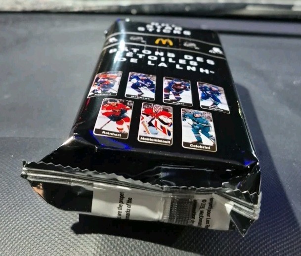 SEALED NHL McDonalds Star Sticks Canada Blind box 2026 McDavid Hughes Celebrini