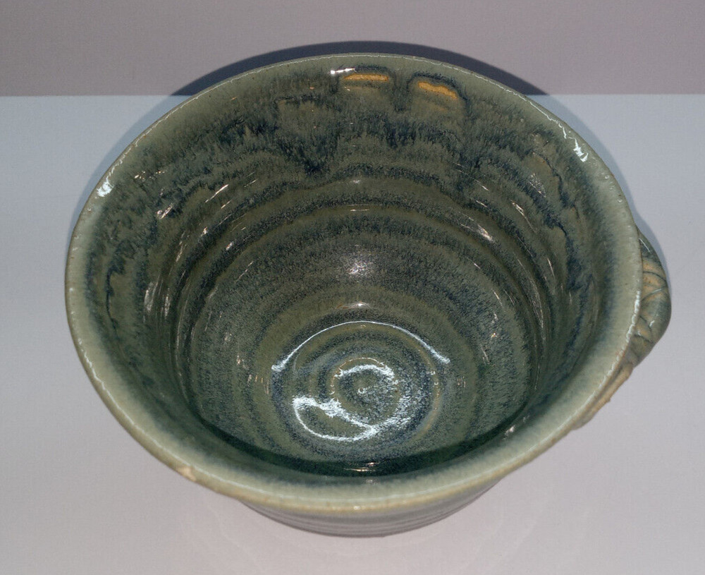 Studio pottery bowl 5in signed bnja