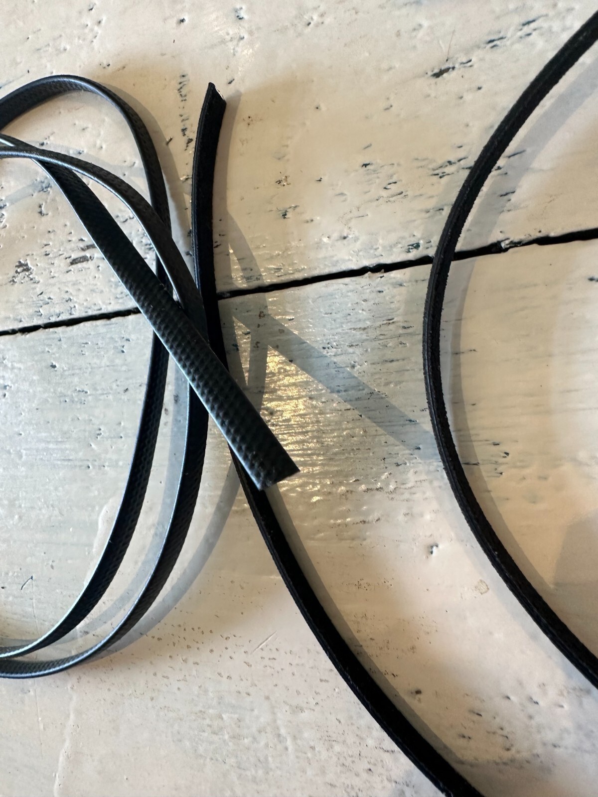 GST FOOTBALL LACING 1 Black Suede inner lace 27” 1 Black Pebbled outer lace 33