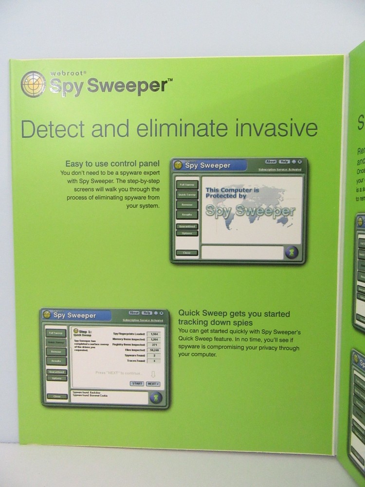 Webroot Spy Sweeper 2003 PC Software CD-ROM Windows 98/2000/XP - UNTESTED