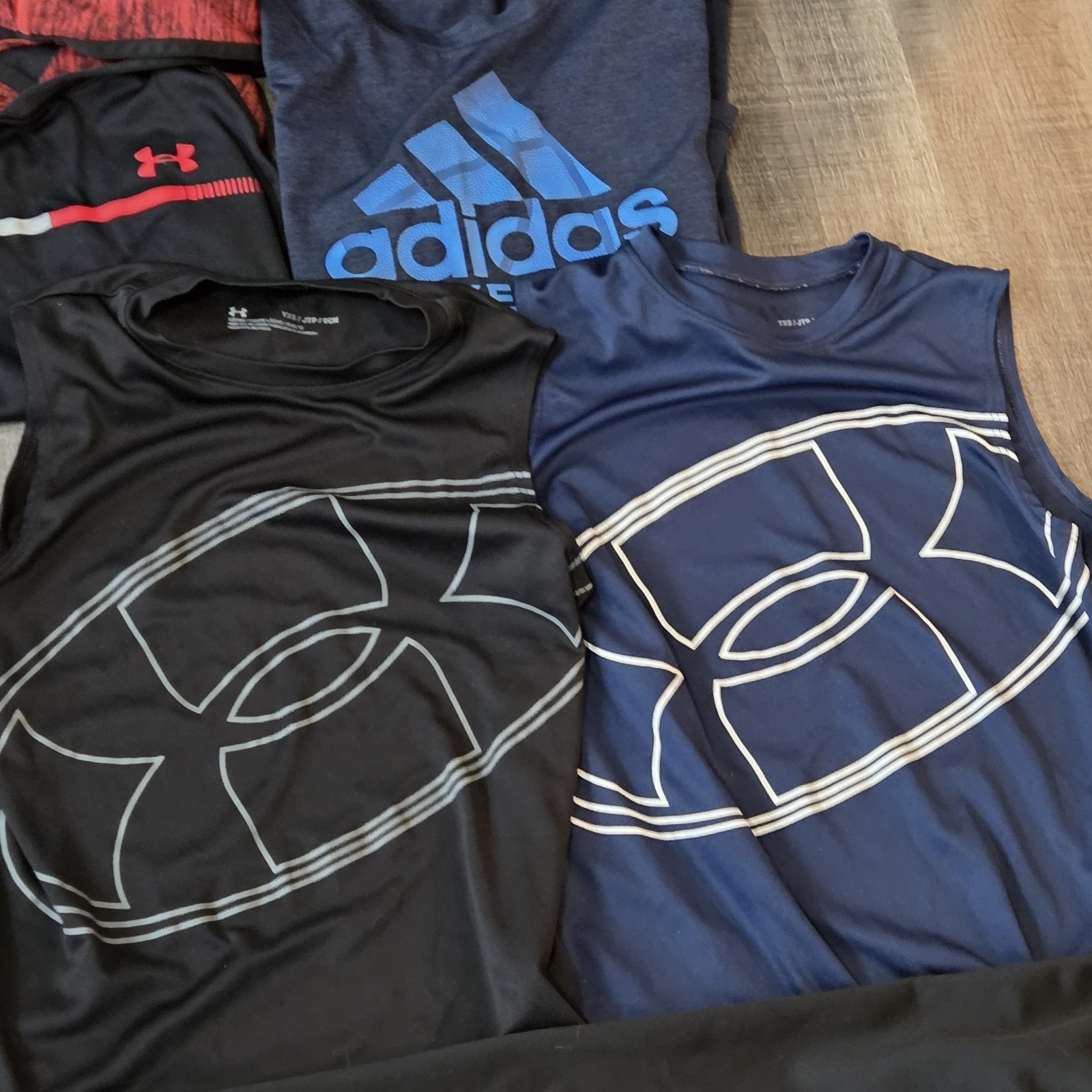 Nike, Under Armour & Adidas Boys Size 7 Clothing Lot, 21-Pc