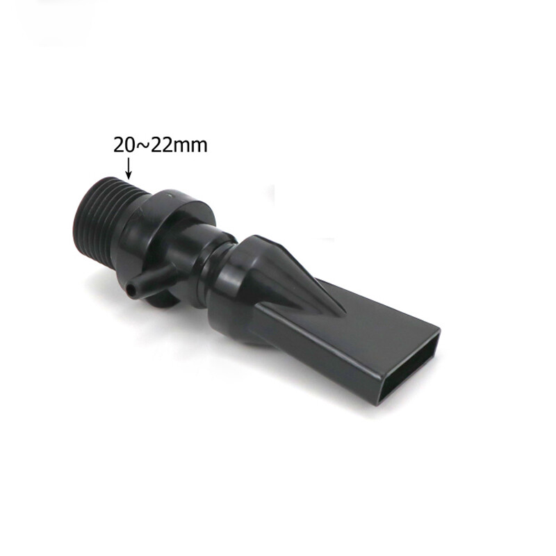 Aquarium Pump Duckbill Nozzle Universal Adjustment Oxygenating Function Black